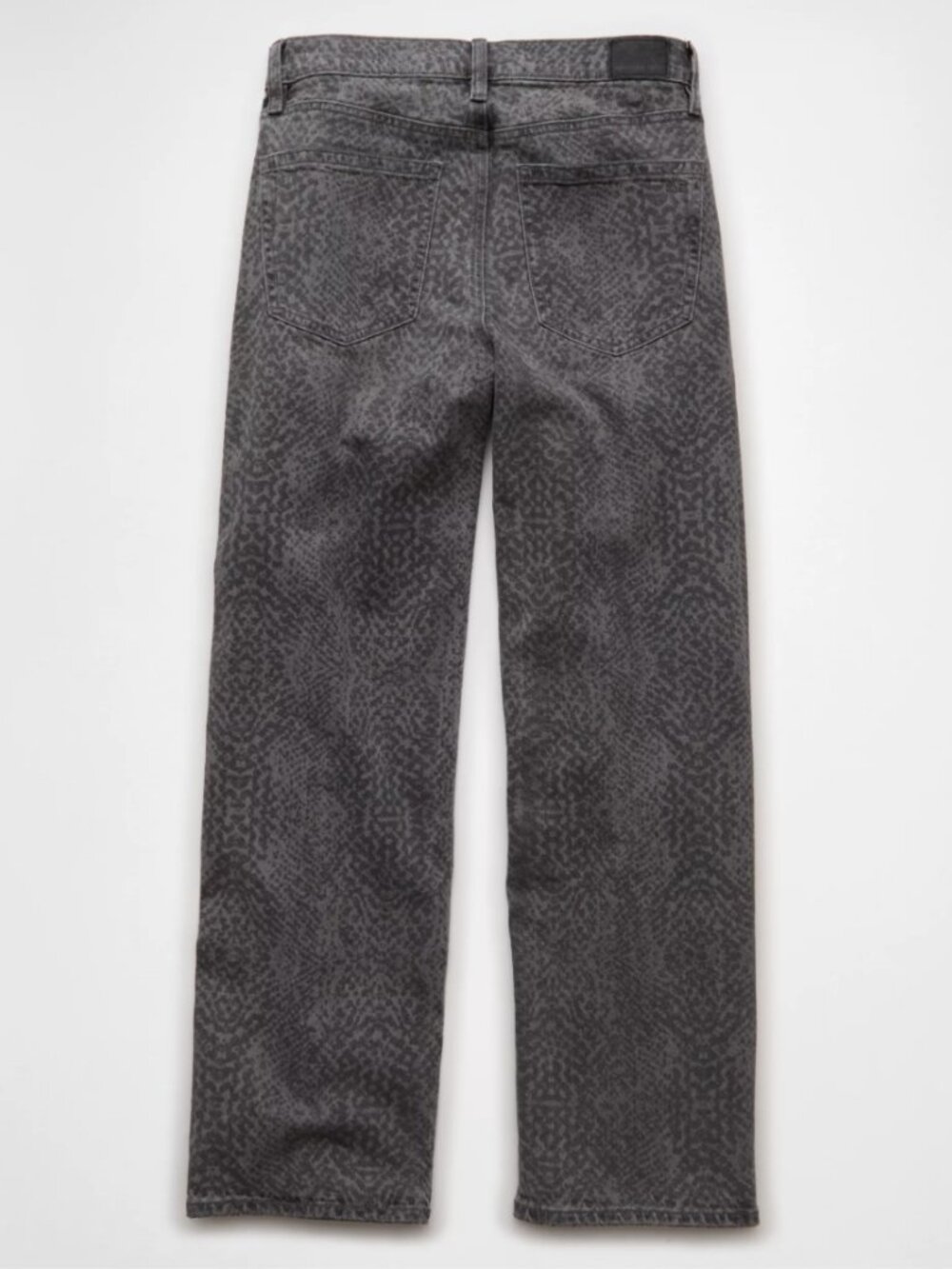 NWT AE Stretch Snake Print High-Waisted Stovepipe Jean - Picture 3 of 7